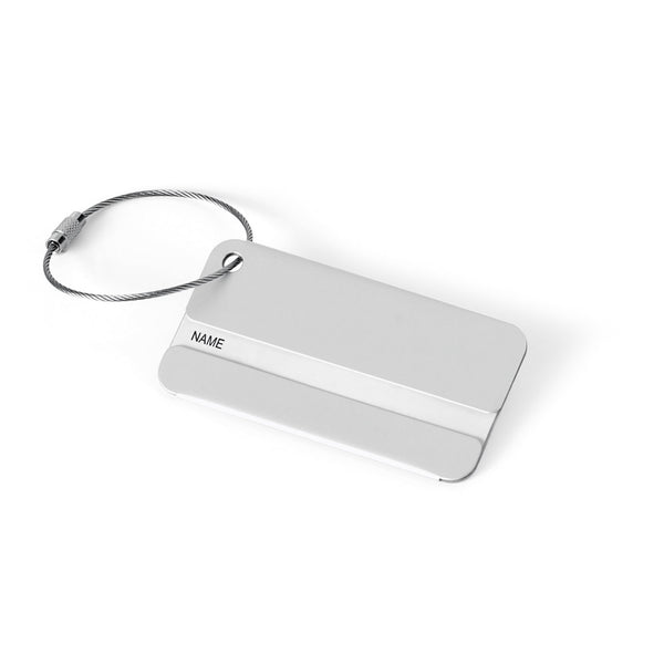 EMIL. Aluminium luggage tag