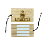 Branded Bamboo Luggage Tag