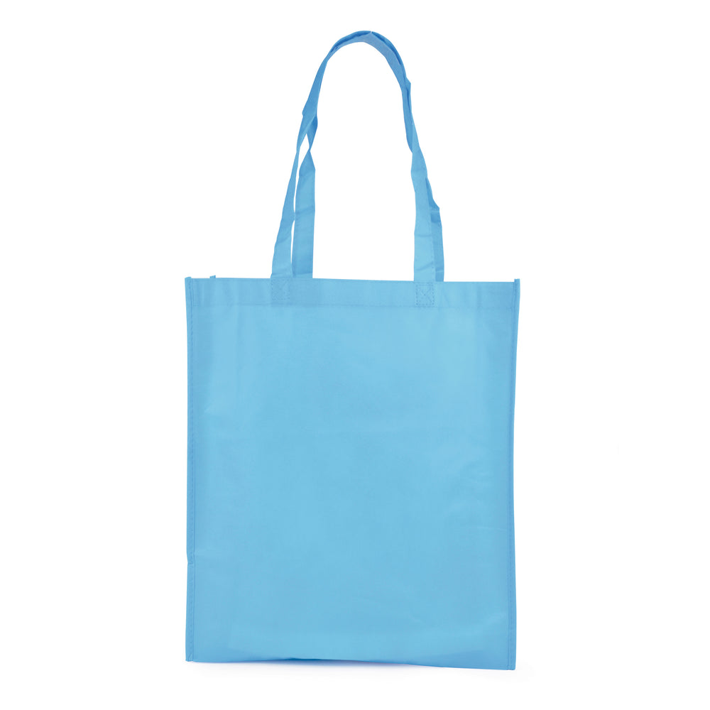 Branded Eco Friendly non woven PP long handled shopper with gusset