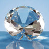 Branded 8cm Optical Crystal Clear Diamond Paperweight