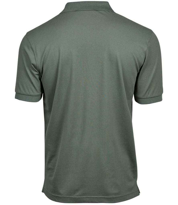 Tee Jays Luxury Stretch Piqué Polo Shirt Leaf Green