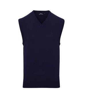 Premier Sleeveless Cotton Acrylic V Neck Sweater