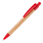 Branded SUMO BAMBOO ball pen with Recyclable trim