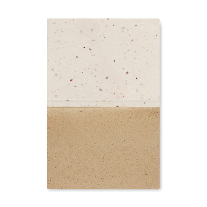 Branded Grass/seed paper memo pad