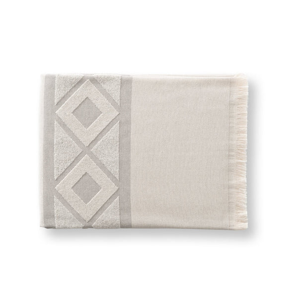 MALEK. Multifunctional bath towel (350g/m²) made of cotton and recycled cotton