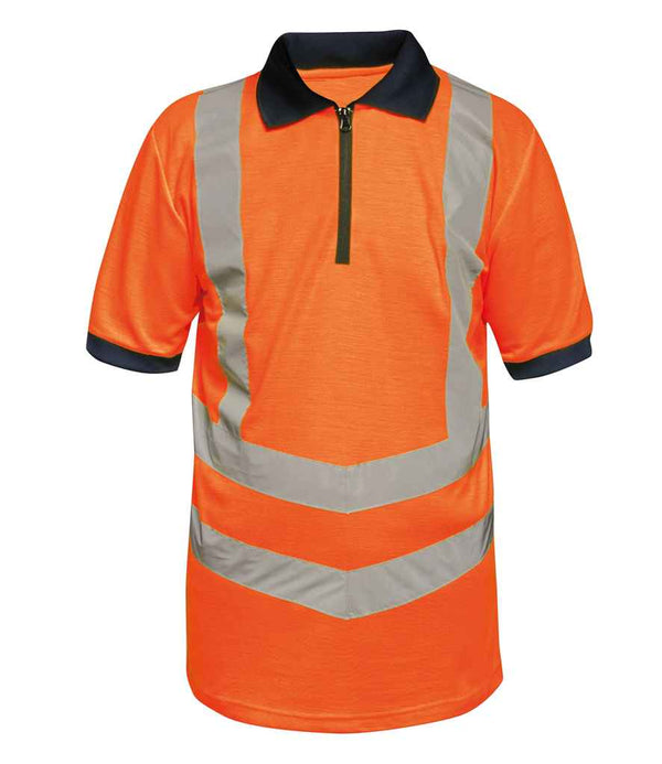 Regatta High Visibility Pro Contrast Piqué Polo Shirt