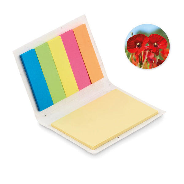 Branded Seed paper sticky note pad