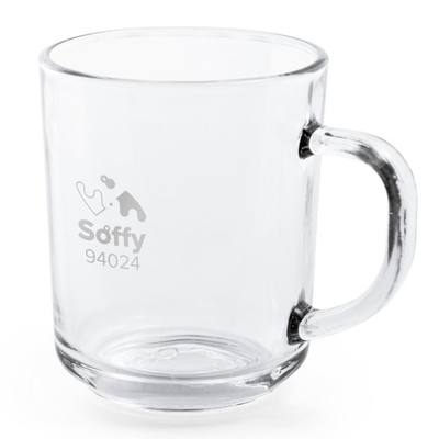 SOFFY. Glass mug 230 mL