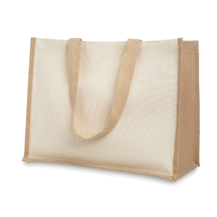 Branded Jute and canvas shopping bag