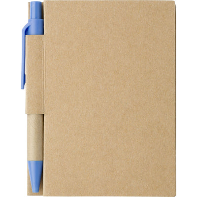 Nansladron Cardboard notebook with ballpen