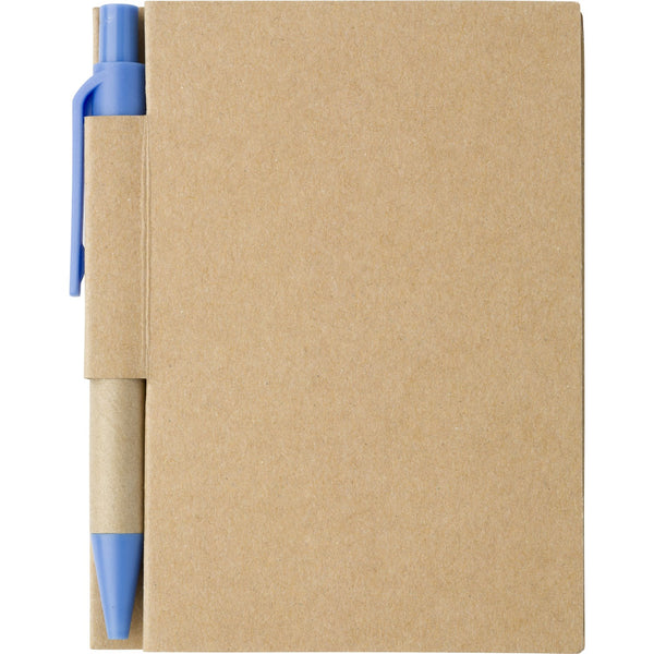 Nansladron Cardboard notebook with ballpen
