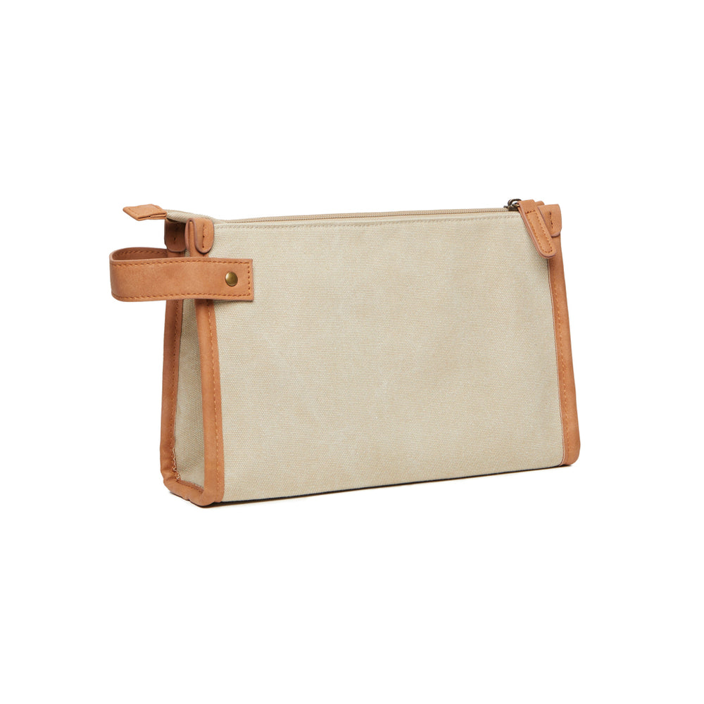 Branded VINGA Bosler GRS recycled canvas toiletry bag