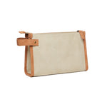 Branded VINGA Bosler GRS recycled canvas toiletry bag