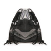 'Transparent Fabric Drawstring Bag' BLACK 600D and TPU Drawstring Bag