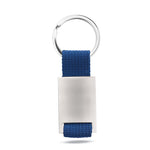 Branded Metal rectangular key ring