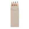 Branded 4 mini coloured pencils