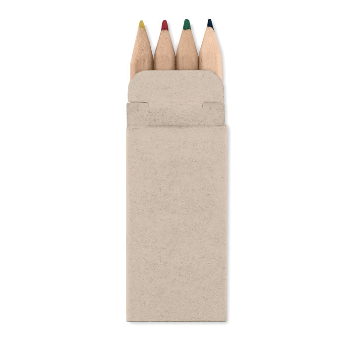 Branded 4 mini coloured pencils