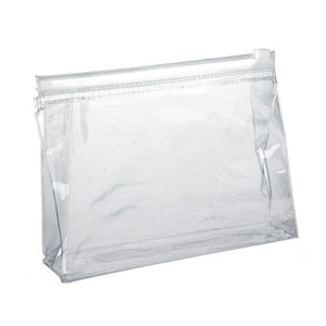 Clear PVC Slide Zippered Toiletry Bag