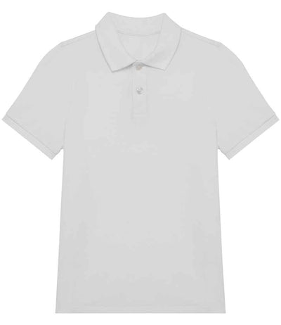 Native Spirit Kids Piqué Polo Shirt White