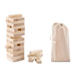 Branded Tower game in cotton pouch