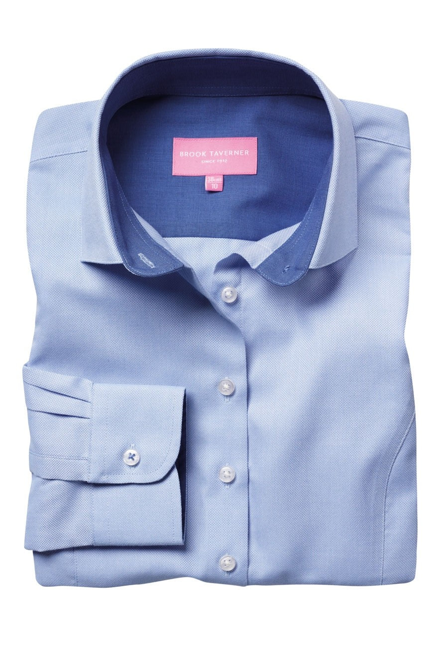 Branded Brook Taverner Aspen Royal Oxford Shirt
