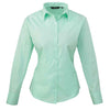 Premier Ladies Long Sleeve Poplin Blouse