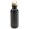 GRS RPET bottle with bamboo lid and handle