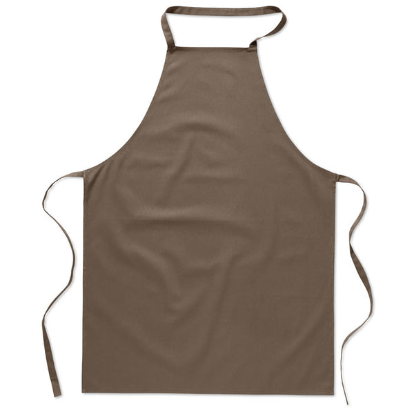 Kitchen apron in cotton Taupe