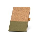 KLEE. A5 notebook in cork and linen with lined sheets