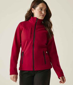 Regatta Ladies Octagon II Soft Shell Jacket Classic Red/Black