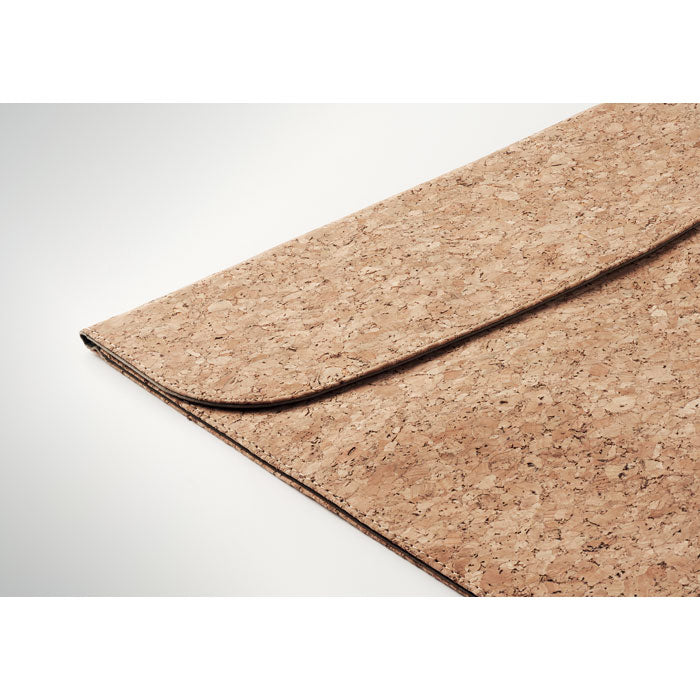 Cork laptop bag magnetic flap 14"