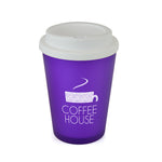 Branded Haddon Colour Frosted 350ml double wall tumbler