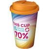 Branded Brite-Americano® Eco 350 ml spill-proof insulated tumbler