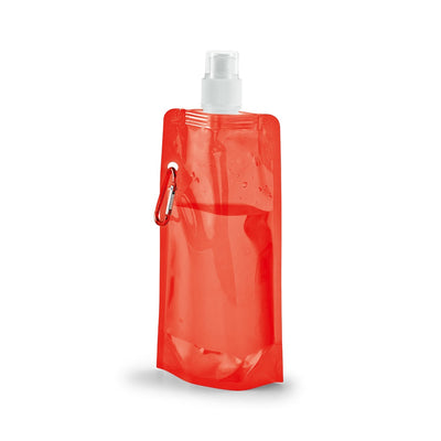 Kwill Foldable Sports Bottle with Carabiner Clip - 460ml