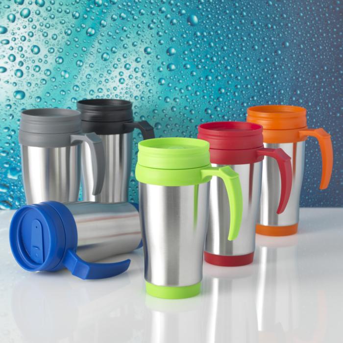 Branded Sanibel 400 ml insulated mug