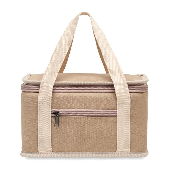 Branded 6 can cool bag canvas 320gr/m²