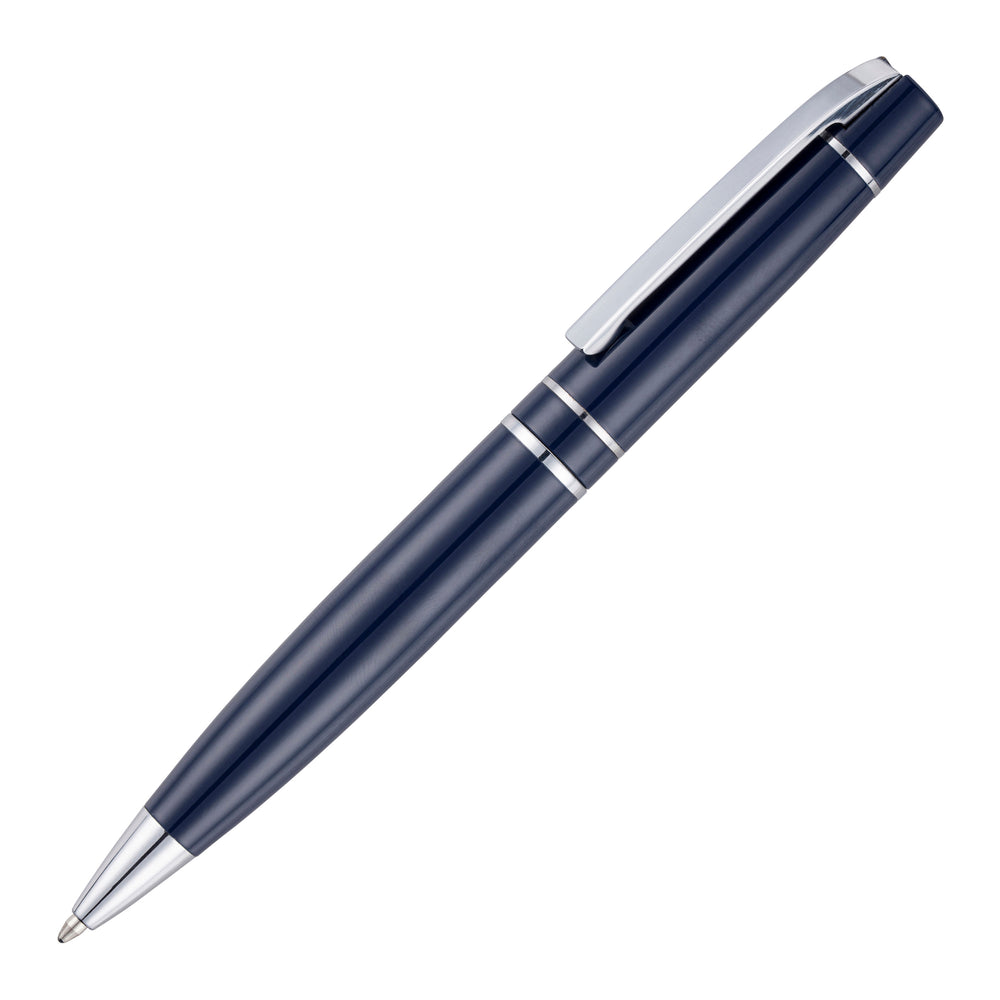 Branded DUKE ball pen with chrome trim