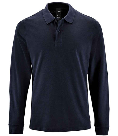 Branded SOL'S Perfect Long Sleeve Piqué Polo Shirt