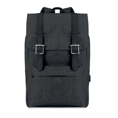 Branded Backpack in 600D polyester