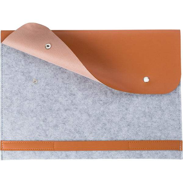 Cheddon RPET felt laptop pouch