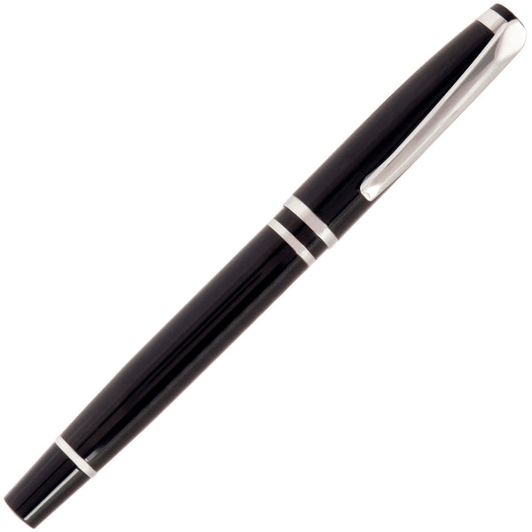 Branded VALENTINO NOIR ball pen with Chrome undercoat