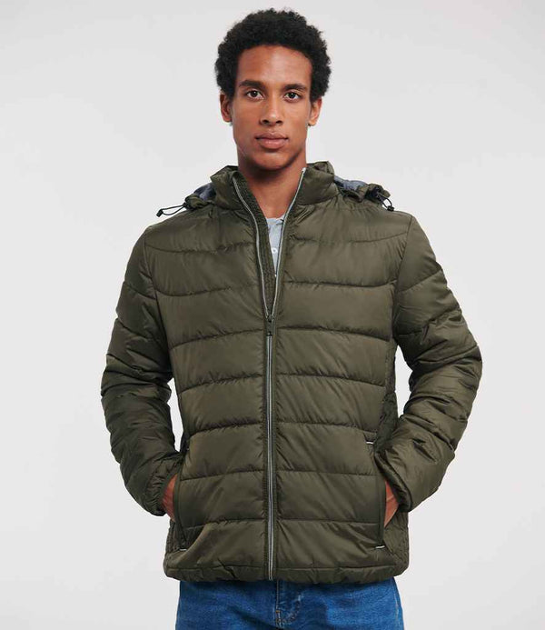 Russell Hooded Nano Padded Jacket