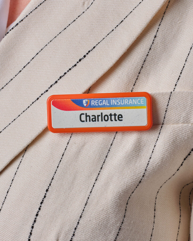 Select Name Badge - Slim Rectangle - Safety Pin