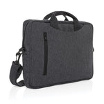 Branded Laluka AWARE™ recycled cotton 15.4 inch laptop bag