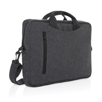 Branded Laluka AWARE™ recycled cotton 15.4 inch laptop bag