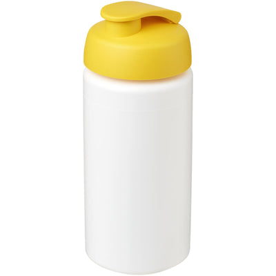 Branded Baseline® Plus grip 500 ml flip lid sport bottle