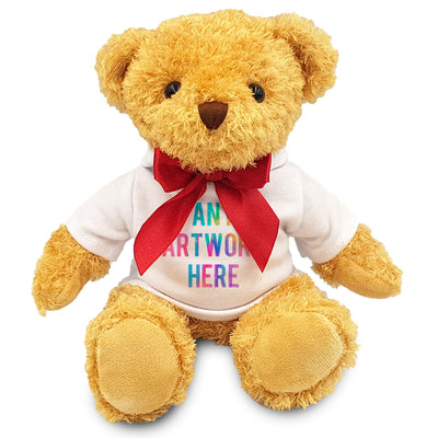 Branded White Hoodie Bear