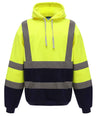 Yoko Hi-Vis Pull Over Hoodie Yellow/Navy