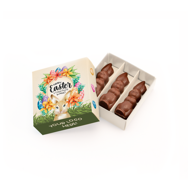 Easter, Eco Treat Box, Chocolate Bunnies, Bespoke