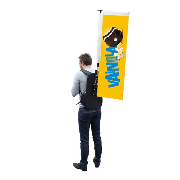 Branded Rectangle Backpack Flag & Kits